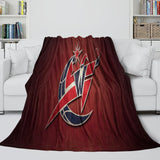 Laden Sie das Bild in den Galerie-Viewer, Washington Wizards Blanket Flannel Fleece Throw Room Decoration