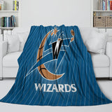 Laden Sie das Bild in den Galerie-Viewer, Washington Wizards Blanket Flannel Fleece Throw Room Decoration