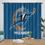 Laden Sie das Bild in den Galerie-Viewer, Washington Wizards Curtains Blackout Window Drapes Room Decoration