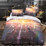 Laden Sie das Bild in den Galerie-Viewer, Weathering With You Bedding Set Quilt Duvet Cover Without Filler