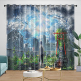 Laden Sie das Bild in den Galerie-Viewer, Weathering With You Curtains Blackout Window Drapes Room Decoration