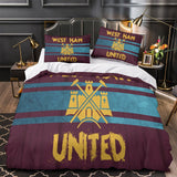 Laden Sie das Bild in den Galerie-Viewer, West Ham United Bedding Set Duvet Cover Without Filler