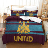 Laden Sie das Bild in den Galerie-Viewer, West Ham United Bedding Set Duvet Cover Without Filler