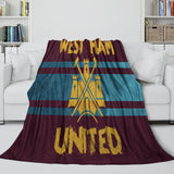 Laden Sie das Bild in den Galerie-Viewer, West Ham United Blanket Flannel Fleece Throw Room Decoration