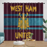 Laden Sie das Bild in den Galerie-Viewer, West Ham United Curtains Blackout Window Drapes Room Decoration