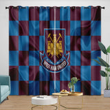 Laden Sie das Bild in den Galerie-Viewer, West Ham United Curtains Blackout Window Drapes Room Decoration