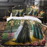 Laden Sie das Bild in den Galerie-Viewer, Wicked For Good Duvet Cover Bedding Set Without Filler