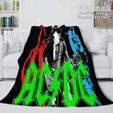 Laden Sie das Bild in den Galerie-Viewer, ACDC Orchestra weiche Flanell-Fleece-Decke, Überwurf, Nickerchen, Steppdecke