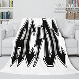 Laden Sie das Bild in den Galerie-Viewer, ACDC Orchestra weiche Flanell-Fleece-Decke, Überwurf, Nickerchen, Steppdecke