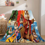 Laden Sie das Bild in den Galerie-Viewer, Alvin und die Chipmunks Flanell-Fleece-Decke Überwurf-Quilt-Decken