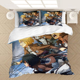 Laden Sie das Bild in den Galerie-Viewer, Anime Attack on Titan Bettwäsche-Set Steppdecke Bettbezüge Bettwäsche-Sets