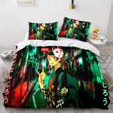 Laden Sie das Bild in den Galerie-Viewer, Anime Demon Slayer Cosplay Bettwäsche-Set UK Quilt Bettbezüge Bett-Sets