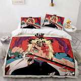 Laden Sie das Bild in den Galerie-Viewer, Anime Demon Slayer Cosplay UK Bettwäsche-Set Quilt Bettbezug Bett-Sets