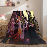 Laden Sie das Bild in den Galerie-Viewer, Anime Demon Slayer Flanell-Fleece-Decke Cosplay Wrap Nickerchen Quilt Decke