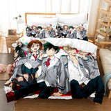 Laden Sie das Bild in den Galerie-Viewer, Anime My Hero Academia Cosplay Bettwäsche-Set Quilt Bettbezug Bett-Sets