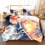 Laden Sie das Bild in den Galerie-Viewer, Anime My Hero Academia Cosplay Bettwäsche-Set Quilt Bettbezüge Bett-Sets