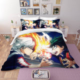 Laden Sie das Bild in den Galerie-Viewer, Anime My Hero Academia Cosplay Bettwäsche-Set Quilt Bettbezüge Bett-Sets