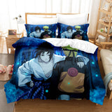 Laden Sie das Bild in den Galerie-Viewer, Anime Naruto Cosplay Bettwäsche-Set Quilt Bettbezüge Weihnachtsbett-Sets