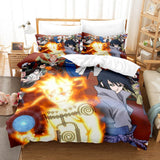 Laden Sie das Bild in den Galerie-Viewer, Anime Naruto Cosplay Bettwäsche-Set Quilt Bettbezüge Weihnachtsbett-Sets