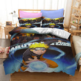 Laden Sie das Bild in den Galerie-Viewer, Anime Naruto Kakashi Sasuke Bettwäsche-Set Cosplay Quilt Bettbezug-Sets