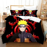 Laden Sie das Bild in den Galerie-Viewer, Naruto Ninja 4 Bettwäsche-Set Bettbezug-Bett-Sets