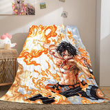 Laden Sie das Bild in den Galerie-Viewer, Anime ONE PIECE Cosplay Flanell-Fleece-Decke Wrap Nickerchen Quilt Decke