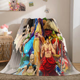 Laden Sie das Bild in den Galerie-Viewer, Anime ONE PIECE Cosplay Flanell-Fleece-Decke Wrap Nickerchen Quilt Decke