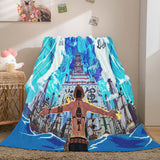 Laden Sie das Bild in den Galerie-Viewer, Anime ONE PIECE Cosplay Flanell-Fleece-Decke Wrap Nickerchen Quilt Decke