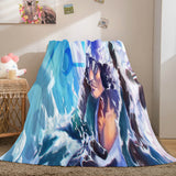 Laden Sie das Bild in den Galerie-Viewer, Anime ONE PIECE Cosplay Flanell Fleece Decke Wrap Quilt Decke