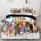 Laden Sie das Bild in den Galerie-Viewer, Anime One Piece Cosplay UK Bettwäsche-Set Quilt Bettbezüge Bett-Sets