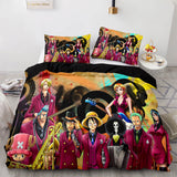 Laden Sie das Bild in den Galerie-Viewer, Anime One Piece Cosplay UK Bettwäsche-Set Quilt Bettbezüge Bett-Sets