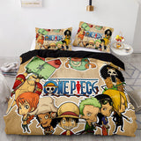 Laden Sie das Bild in den Galerie-Viewer, Anime One Piece Cosplay UK Bettwäsche-Set Quilt Bettbezüge Bett-Sets