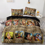 Laden Sie das Bild in den Galerie-Viewer, Anime One Piece UK Bettwäsche-Set Quilt Bettbezug Cosplay Bett-Sets