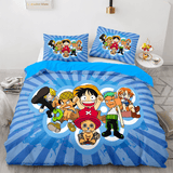 Laden Sie das Bild in den Galerie-Viewer, Anime One Piece UK Bettwäsche-Set Quilt Bettbezug Cosplay Bett-Sets