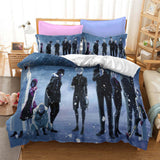 Laden Sie das Bild in den Galerie-Viewer, Anime Tokyo Ghoul Cosplay UK Bettwäsche-Set Quilt Bettbezüge Bett-Sets