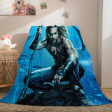 Laden Sie das Bild in den Galerie-Viewer, Aquaman Arthur Curry Cosplay Flanell-Fleece-Überwurf, Decke, Wickeldecke