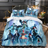 Laden Sie das Bild in den Galerie-Viewer, Avengers Cosplay UK Bettwäsche-Set Quilt Bettbezüge Bettwäsche-Sets