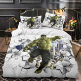 Laden Sie das Bild in den Galerie-Viewer, Avengers Cosplay UK Bettwäsche-Set Quilt Bettbezüge Bettwäsche-Sets