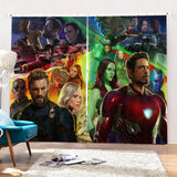 Laden Sie das Bild in den Galerie-Viewer, Avengers Vorhänge Cosplay Verdunkelungsvorhänge für Raumdekorationen