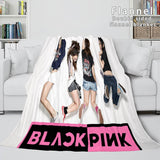 Laden Sie das Bild in den Galerie-Viewer, BLACKPINK Flanell-Fleece-Decke