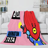 Laden Sie das Bild in den Galerie-Viewer, BT21 Cosplay-Decke, Flanell-Fleece-Decke, Überwurf, Steppdecke, Wickeldecke