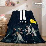 Laden Sie das Bild in den Galerie-Viewer, BTS Butter Bangtan Boys Cosplay Flanell-Fleece-Dunelm-Bettwäsche-Decke