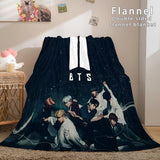 Laden Sie das Bild in den Galerie-Viewer, BTS Butter Bangtan Boys Flanell-Fleece-Decke