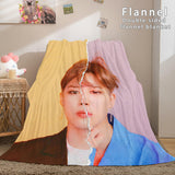 Laden Sie das Bild in den Galerie-Viewer, BTS Butter Bangtan Jungen Flanell-Fleece-Decke Cosplay Dunelm Bettwäsche