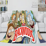 Laden Sie das Bild in den Galerie-Viewer, Backwoods Rink Superweiche Flanell-Fleecedecke