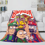 Laden Sie das Bild in den Galerie-Viewer, Backwoods Rink Superweiche Flanell-Fleecedecke