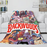 Laden Sie das Bild in den Galerie-Viewer, Backwoods Rink Superweiche Flanell-Fleecedecke