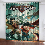 Laden Sie das Bild in den Galerie-Viewer, Batman und Superman Battle of the Super Sons Vorhänge, verdunkelnde Fenstervorhänge