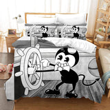 Laden Sie das Bild in den Galerie-Viewer, Bendy And The Ink Machine Cosplay Bettwäsche-Set Quilt Bettbezüge Sets
