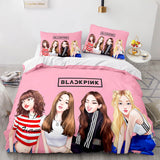 Laden Sie das Bild in den Galerie-Viewer, Blackpink Team Cosplay UK Bettwäsche-Set Steppbettbezug-Sets Bett-Sets